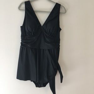 Torrid, Plus Size Black Bathing Suit